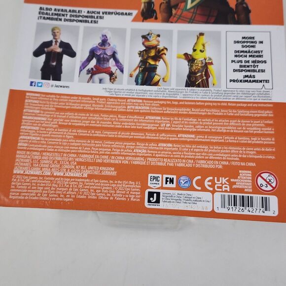 Jazwares Fortnite Solo Mode Series Mancake Gathomme 4" Action Figure Series 17 - Picture 10 of 11